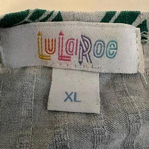 Lu La Roe green/white palm leaf Sarah cardigan. XL